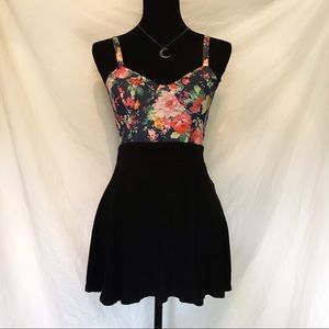 Divided - Black Skater Skirt